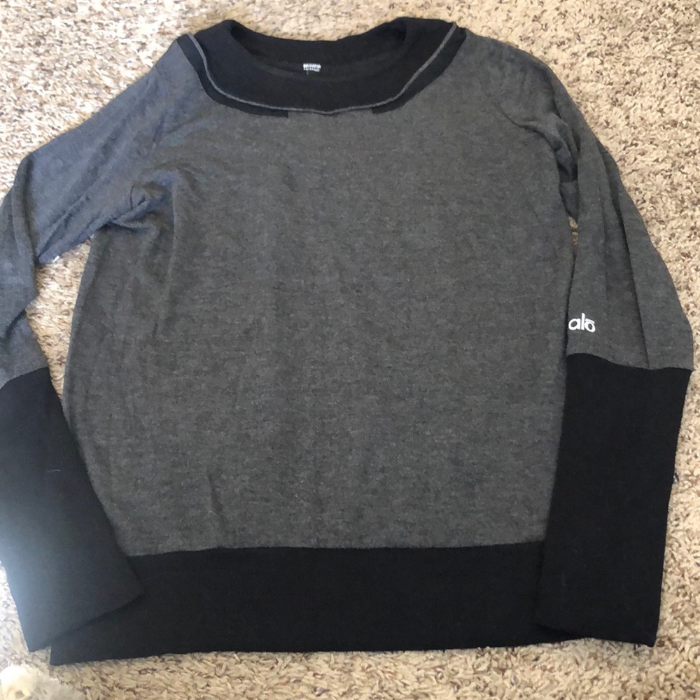 alo yoga mesh back top